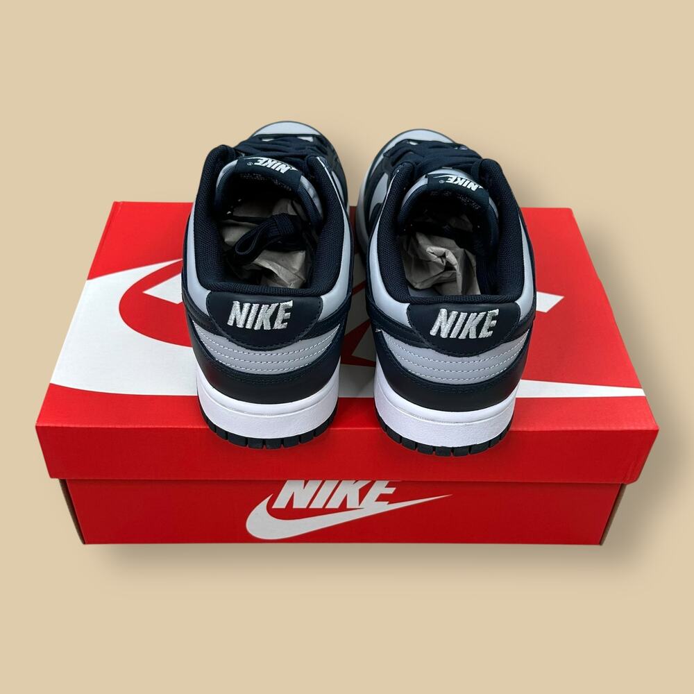 Vintage Y2K Nike Dunk Low Mens 10 Georgetown Navy Blue Grey Shoes DD1391-003 NWT - Picture 6 of 10